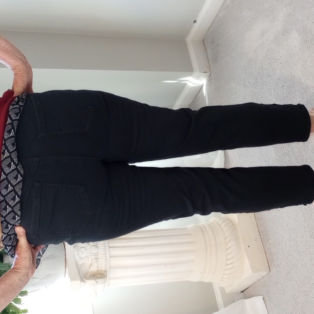 Chico's Black Studded Ankle Pants - Picture 4 of 9